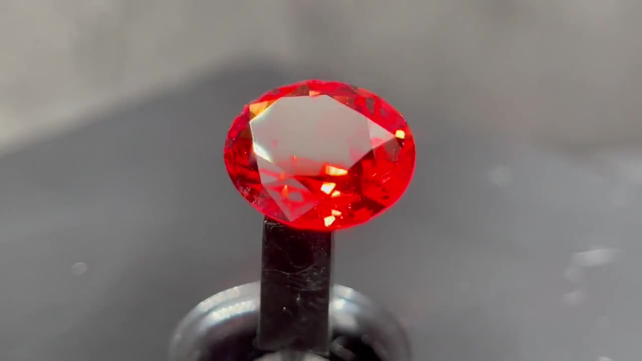 ★daisy★★美レッド幻のワーワー鉱山産レッドベリル★オーダー Red Beryl Bixbite Oval Shape. Top Quality Lab Grown