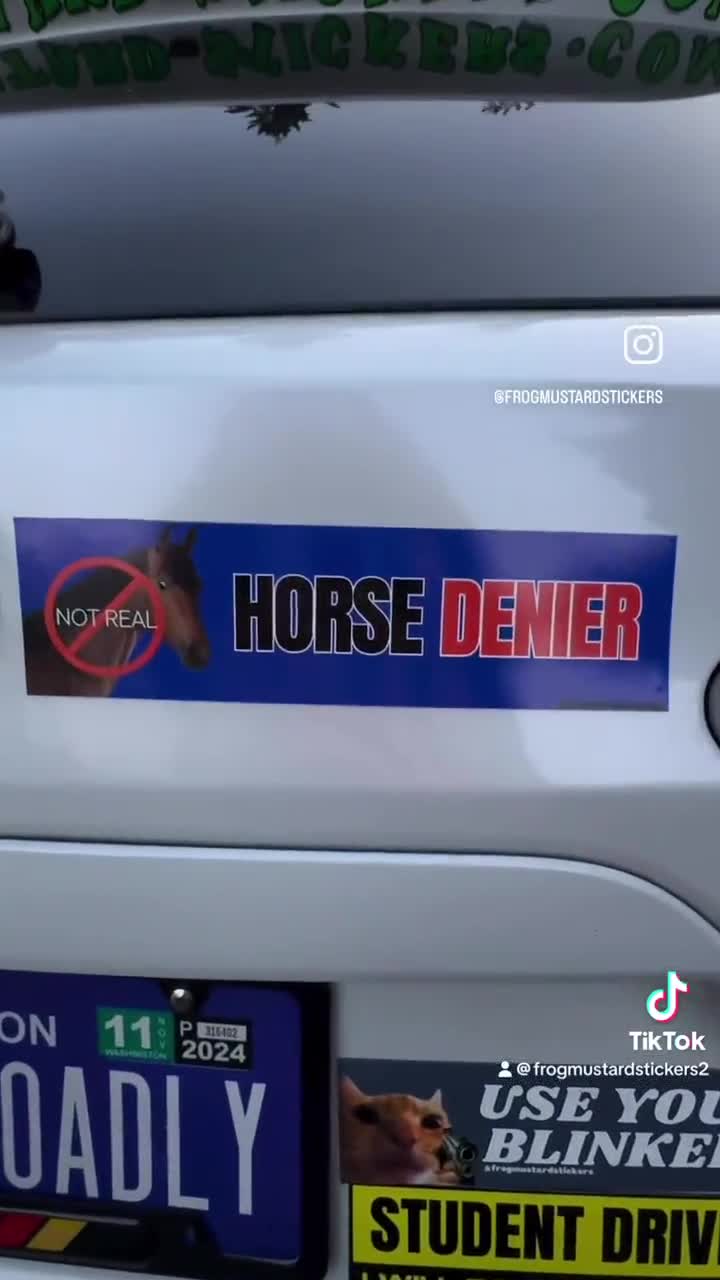 Horses Aren'T Real Bumper Sticker: Unbelievable Truths Revealed!