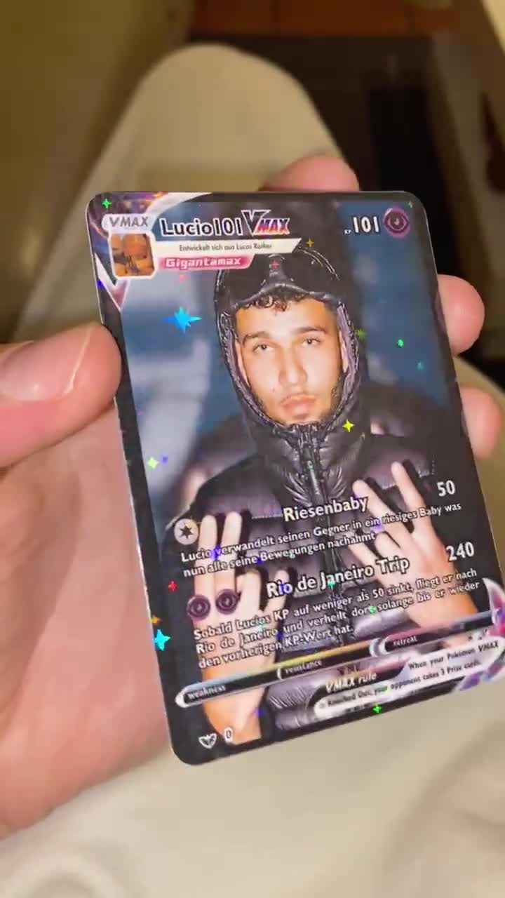 Pokemon Card Lucio101 - Etsy
