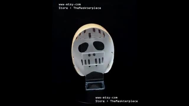 Dave Dryden Ice Hockey Mask Goalie Helmet 1:1 Scale Home Decor