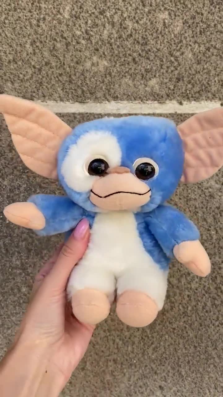 希少グレムリン2 ギズモ 1993年製ヴィンテージ『グレムリン2』ギズモぬいぐるみ：希少なブルー