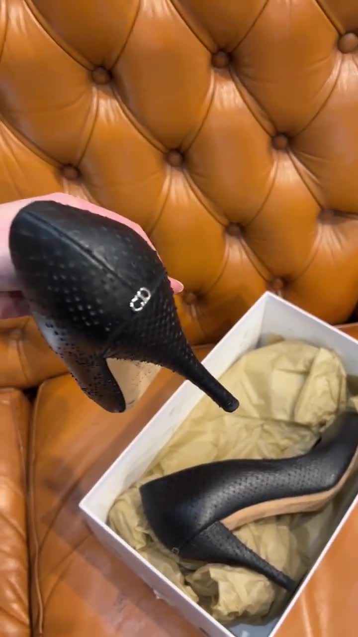 靴 Vintage Dior Leather Pumps 36 1/2 il_fullxfull.5836410088_iixy.jpg