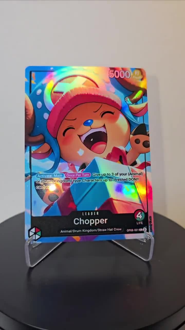 Chopper Custom Leader OP08 – Karte One Piece Custom - Hyper-gloss