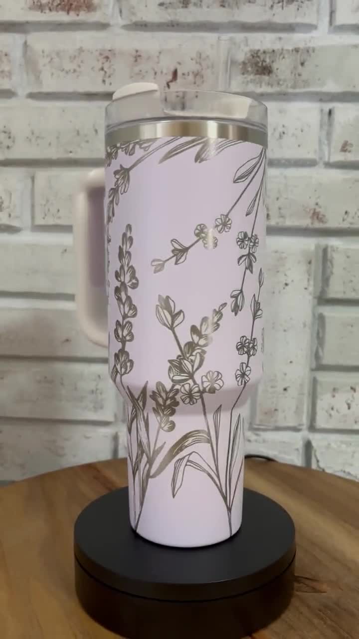 Lavender Haze Engraved 40 Oz Tumbler Customizable Gift