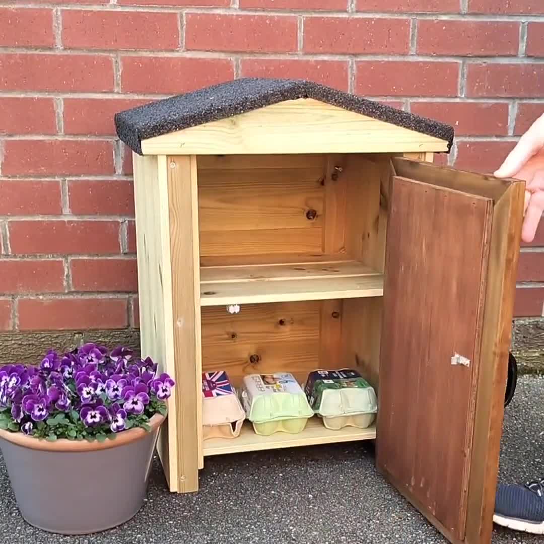 Roadside Egg Box. Egg Store. Honey, Jam Selling Box. Honesty Box