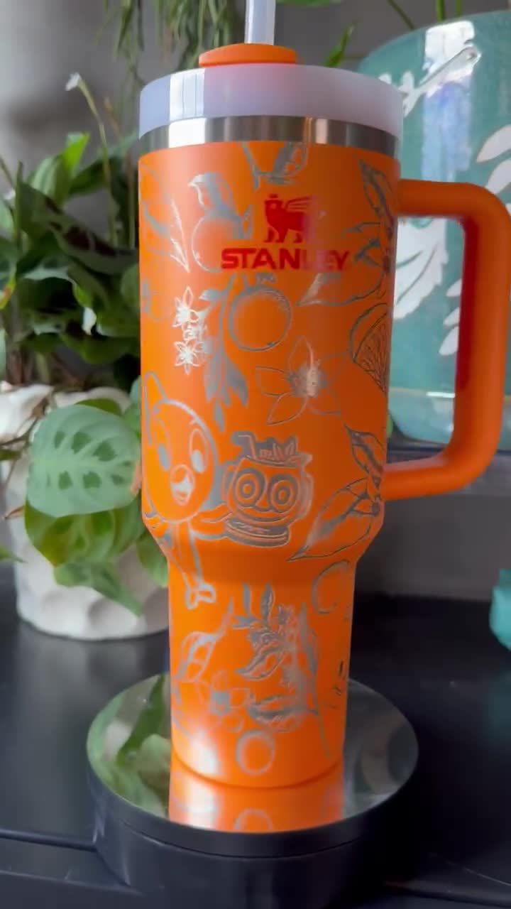 Authentic 40oz Stanley Laser Engraved With Disney's Orange Bird