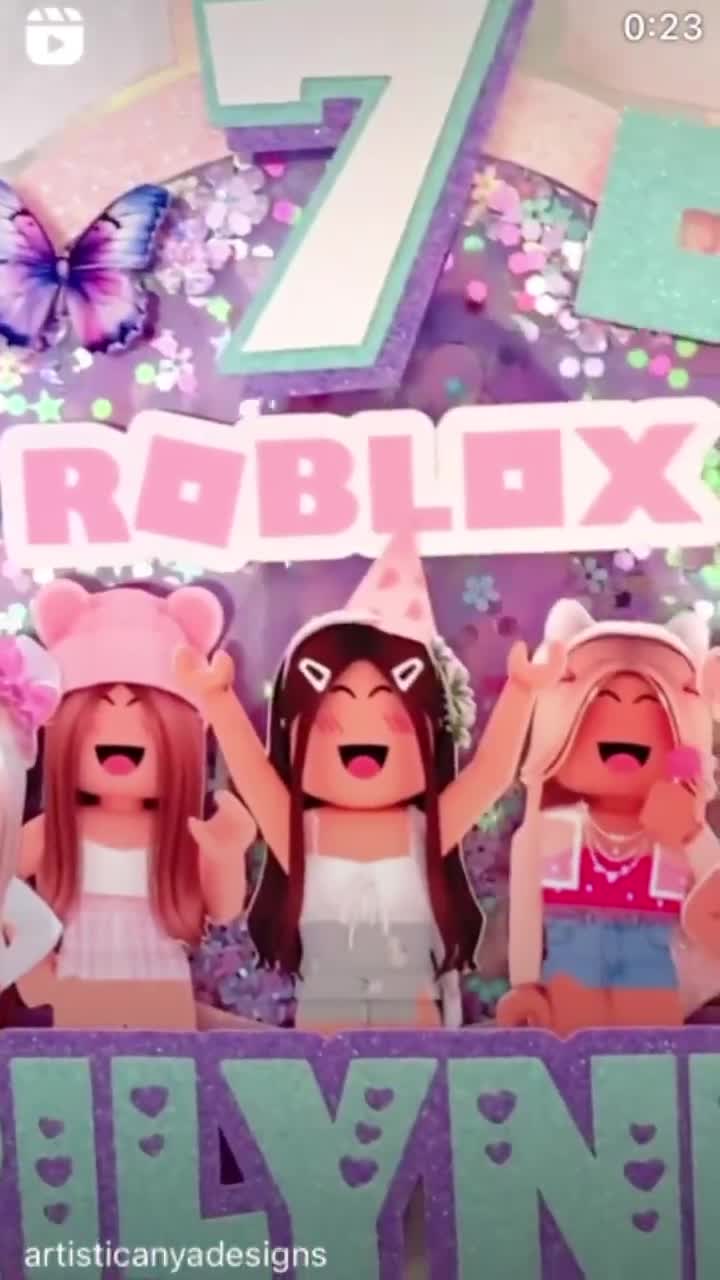 Download Aesthetic Roblox Party Girls Wallpaper