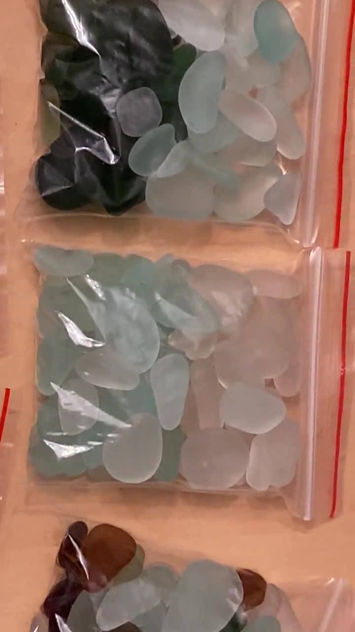 Genuine Sea Glass 20 Pieces Pack Mixed Sizes Kent Beaches, Craft