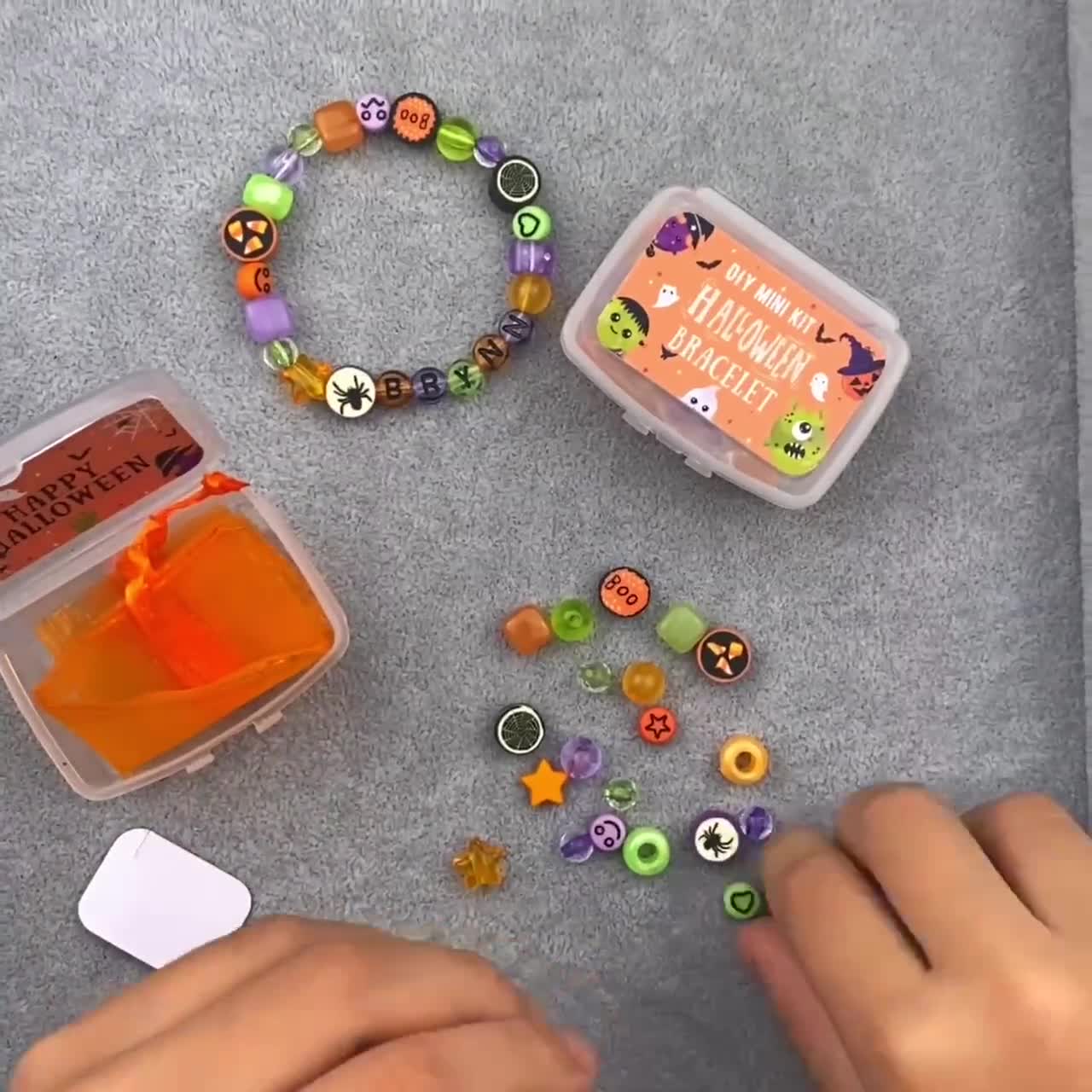 DIY Little Girl Bracelets Making Kit Girl Party Activity Box Craft