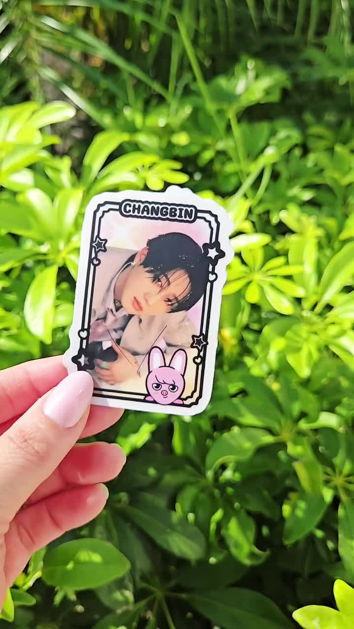 Stray Kids Changbin Photocard Sticker, SKZ Dwaekki - Etsy
