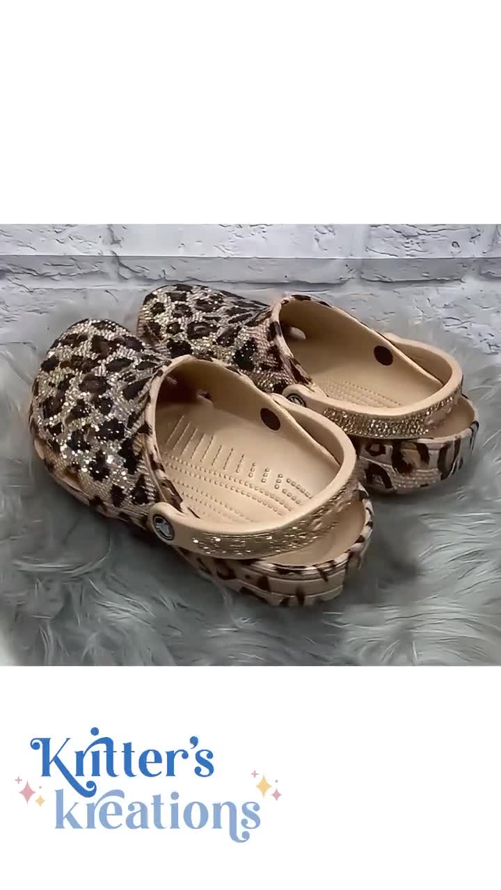 Cheetah crocs near me hot sale