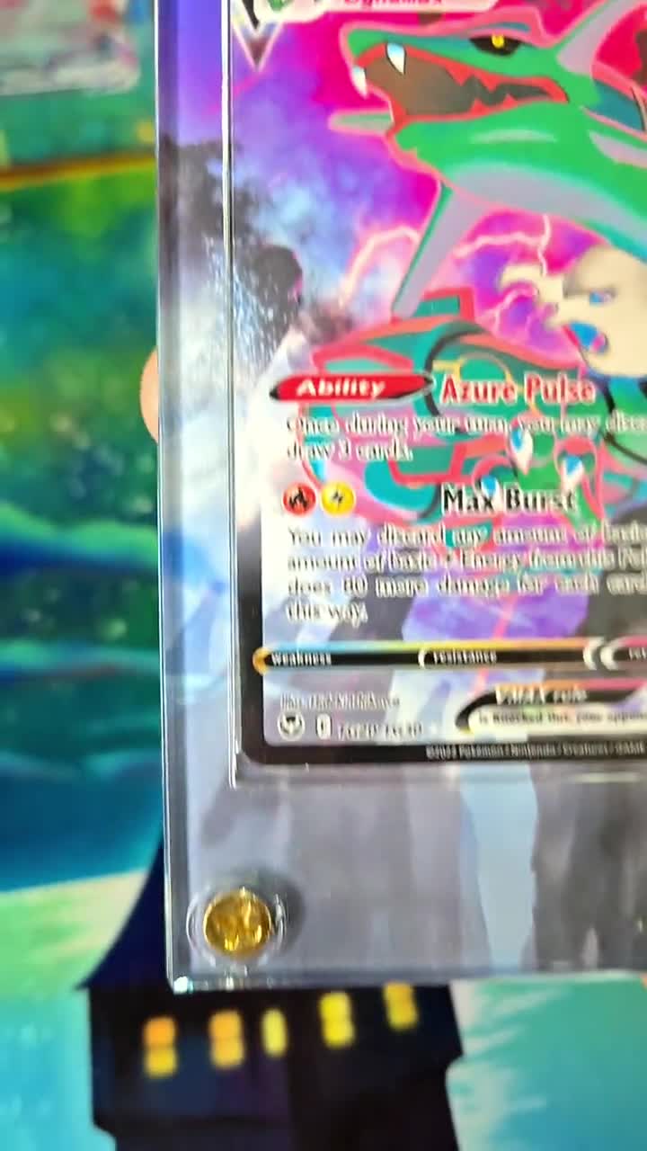 Pokemon Rayquaza VMAX TG20/TG30 Silver Tempest Extended Art Case