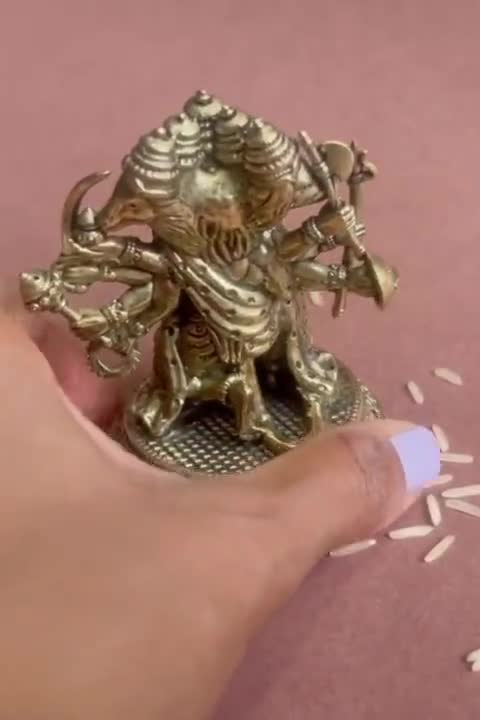 Panchmukhi Hanuman Idol Antique Hindu Hanuman Ji Statue Powerful