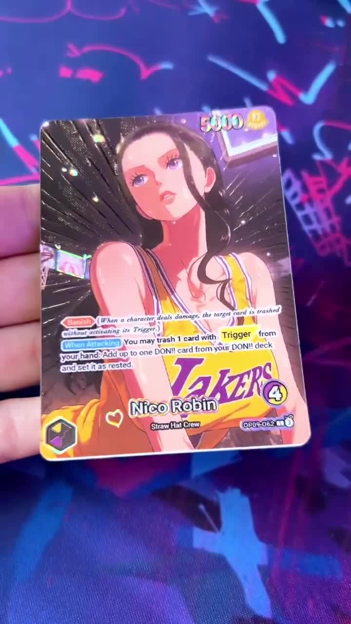Nico Robin - One Piece TCG Custom Alt Art Leader *foil