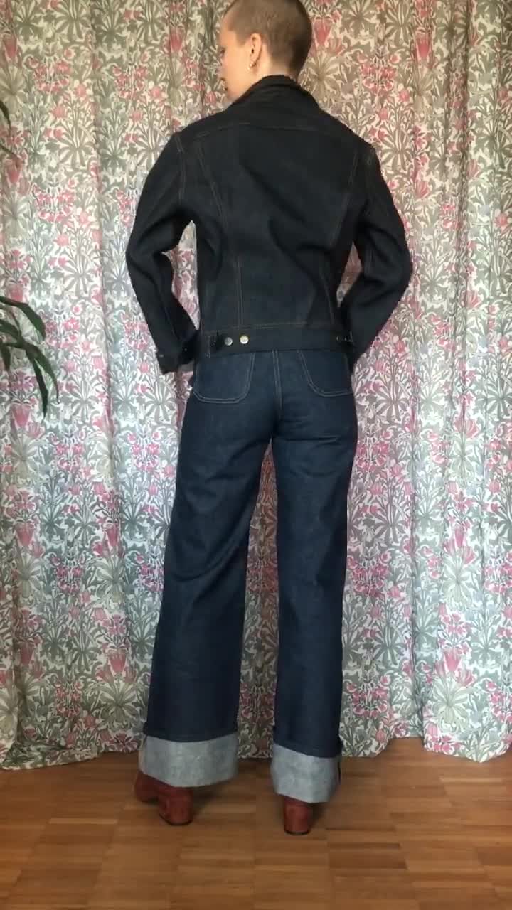 70s Deadstock Riders Denim Jacket Size S (34 R) Union Made