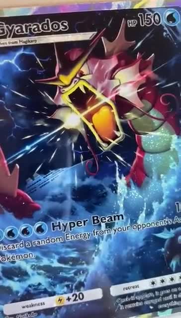 Gyarados Shiny Red Shining Ex Tcg High Quality Pokemon Card