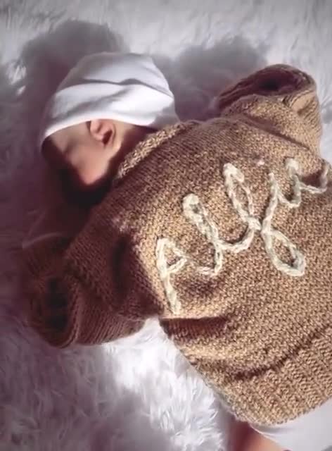 Personalised name knit baby cardigan OR jumper. Various sizes styles Newborn 10 years. Personalised new baby gift baby shower gift