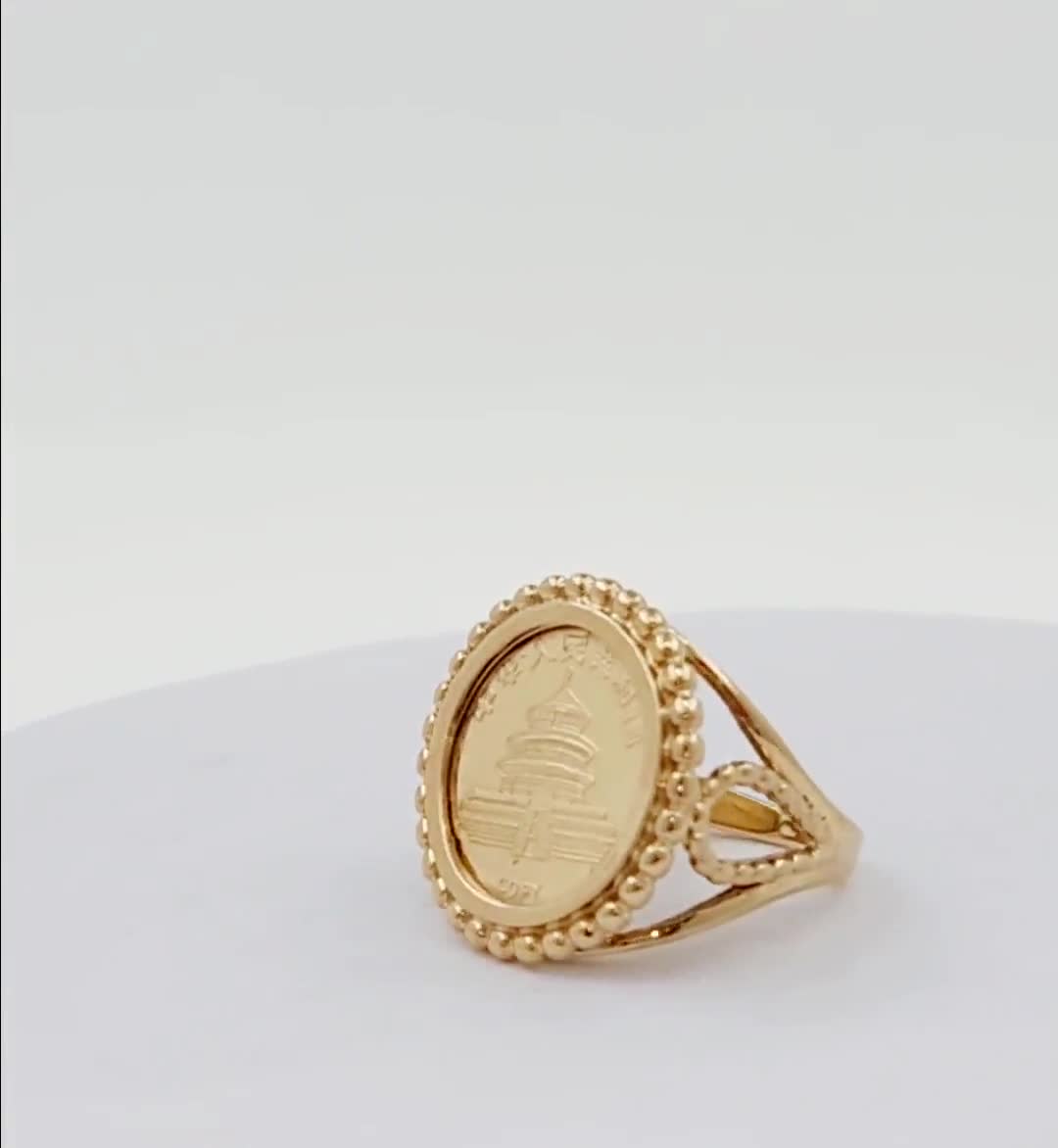 DO NOT DO 1 COIN SIGNET RING 1円リング　14号 DO NOT DO 1 COIN SIGNET RING リング 14号