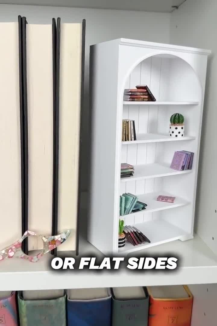 モダンなミニ本棚ブックエンド 3Dプリントブックヌックシップラップオーガナイザーミニフィグディスプレイホームライブラリーデコレーション読書愛好家ギフトアイデア棚 video poster