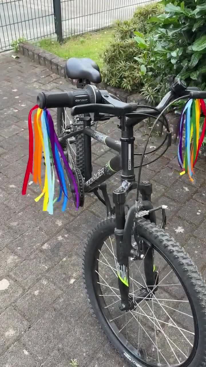 Colorful Handlebar Fringes for Children's Bikes, Colorful Ribbons