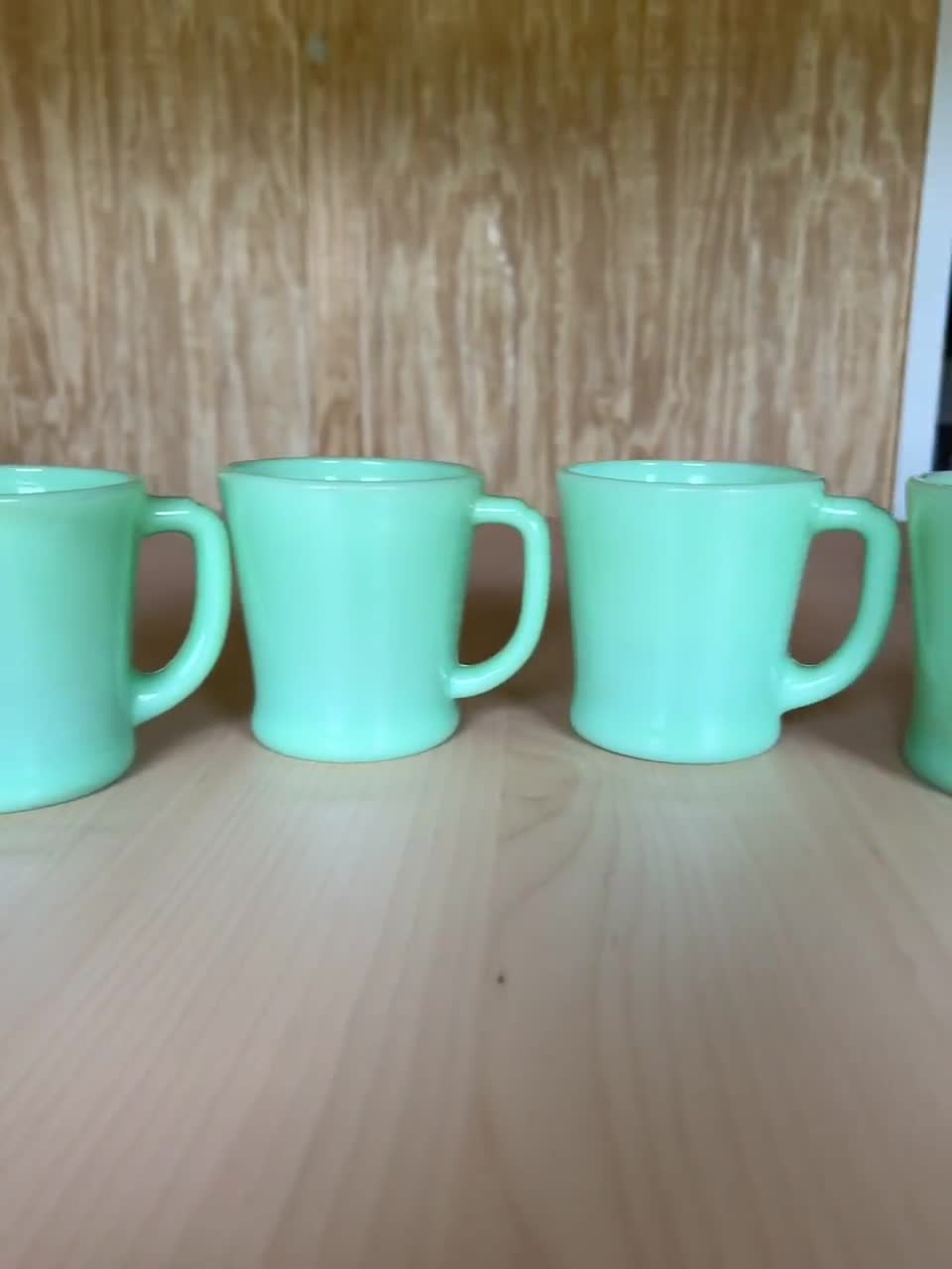 Vintage Fire King Jadeite D Handle Mug Green Milk Glass 6 - Etsy