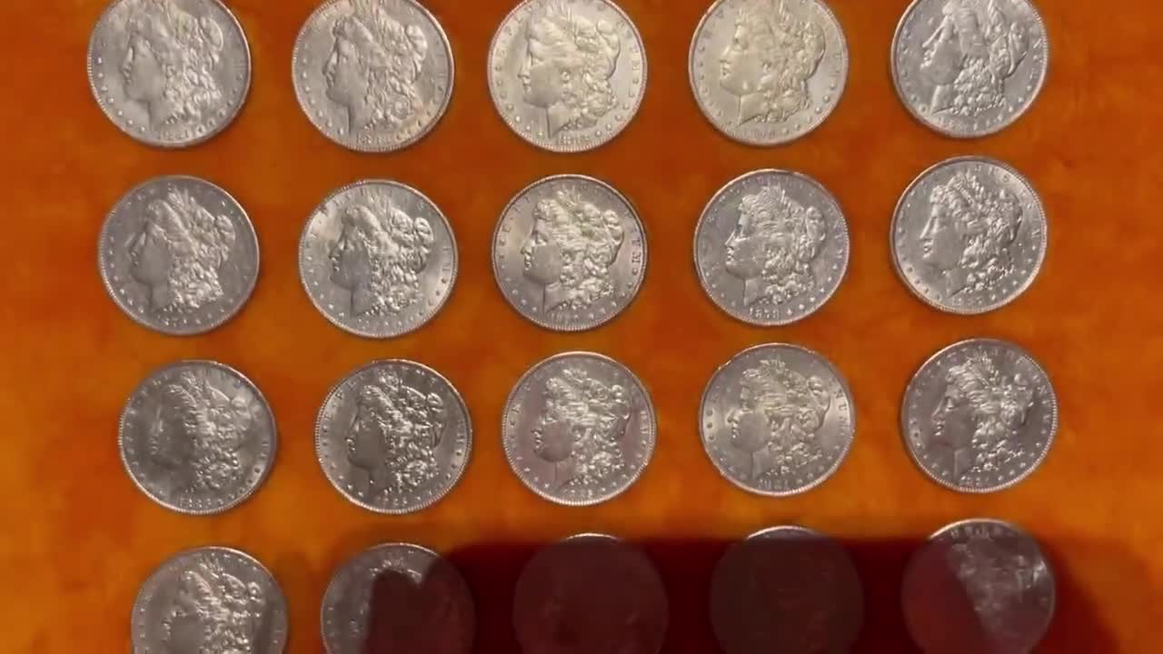 The “total Package” WITH 2 Morgan Silver Dollars! RARE and