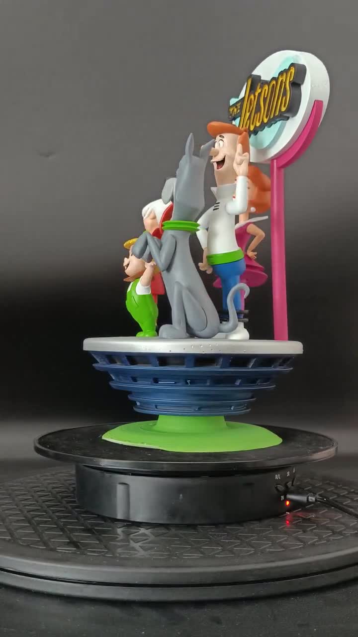 宇宙家族ジェットソン 3Dプリントフィギュア - 手描きの90年代漫画