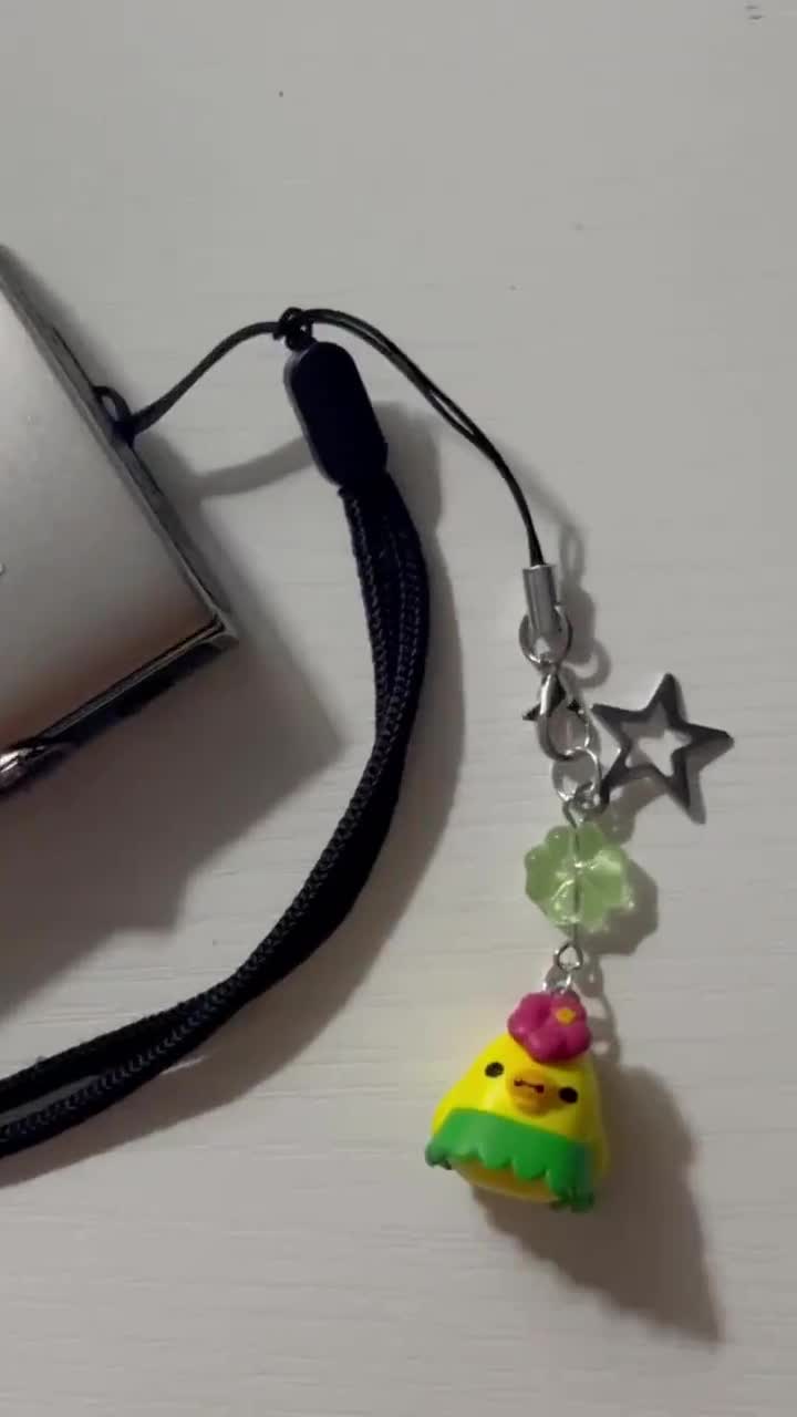 Japanese bear summer keychain straps / cute unique accessories , perfect for car keys , trinkets , and gifts video poster