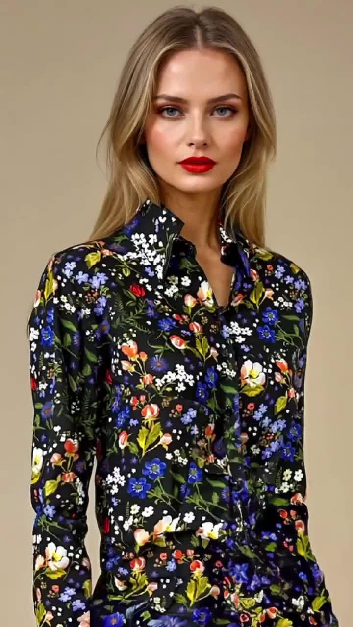 KEITH / キース Ms Mimosa Liberty Print Shirt Ms Mimosa Liberty Print Shirt｜ブラウス・シャツ｜KEITH