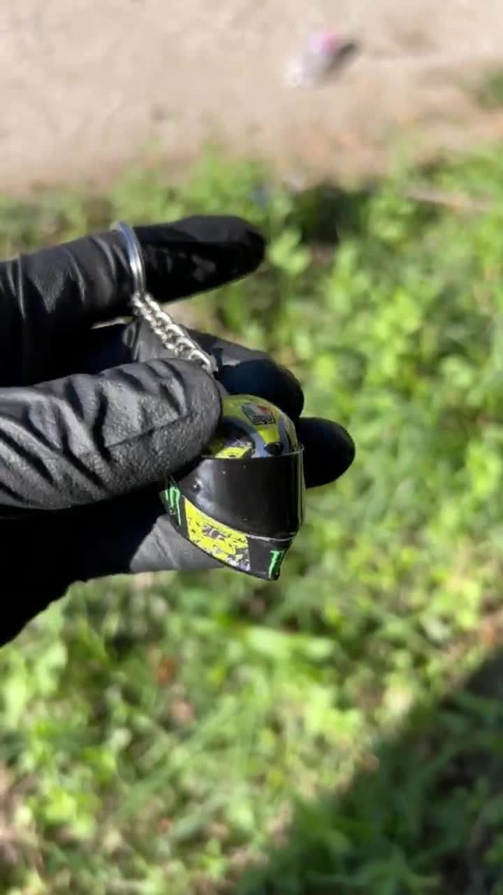 Moydolo Portachiavi con ciondolo a forma di pallina da golf, in