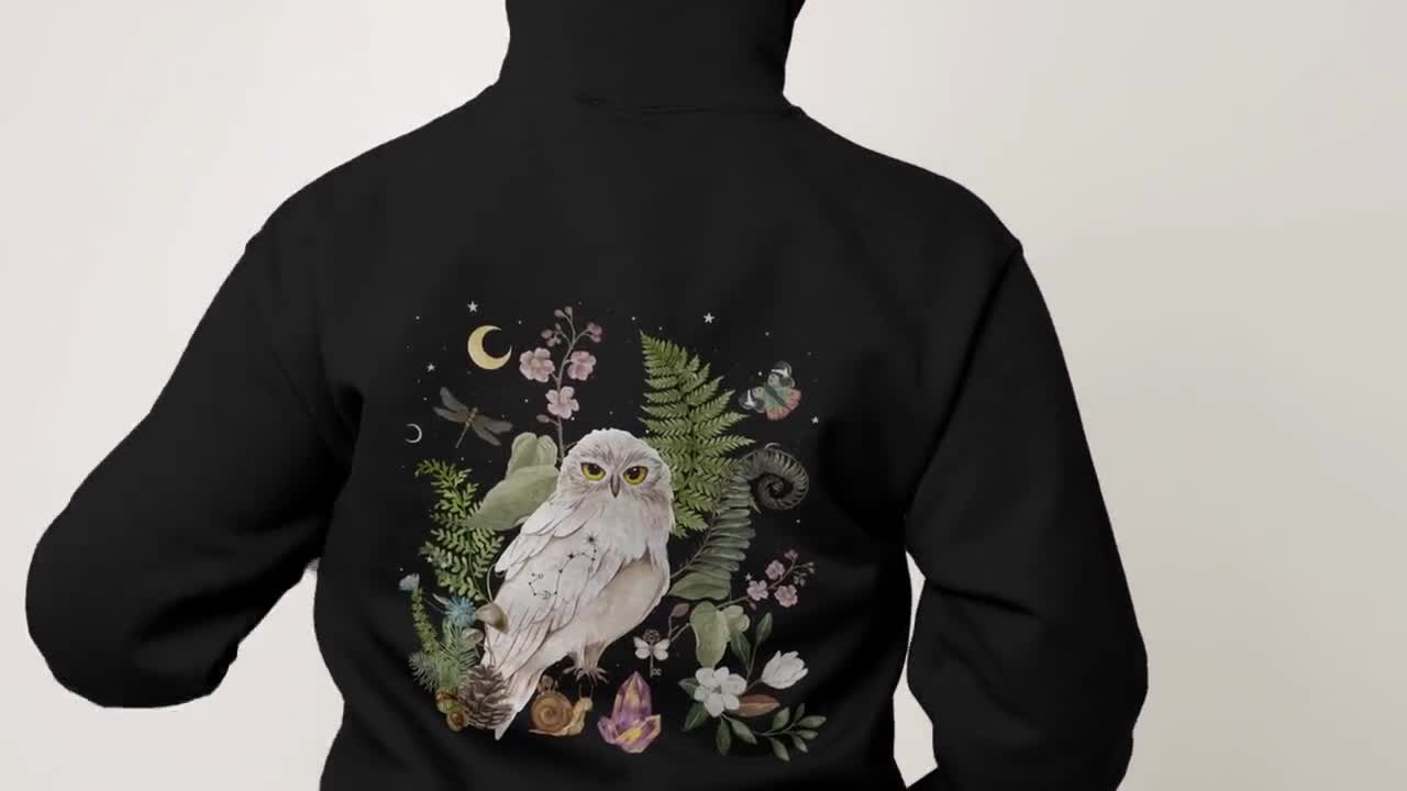 Calligraphy og owl hoodie deals