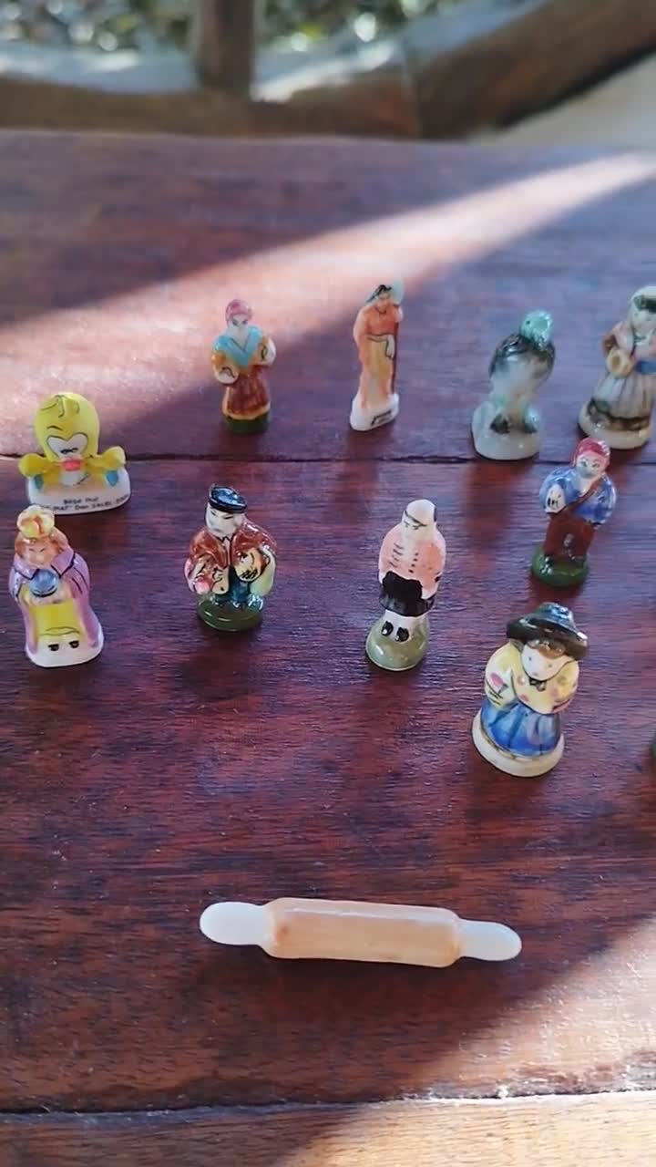 Vintage Lot of 10 Mixed Porcelain Beans All Figurines Santons for Galette  Des Rois Epiphany Fabophile Passionate Collector 