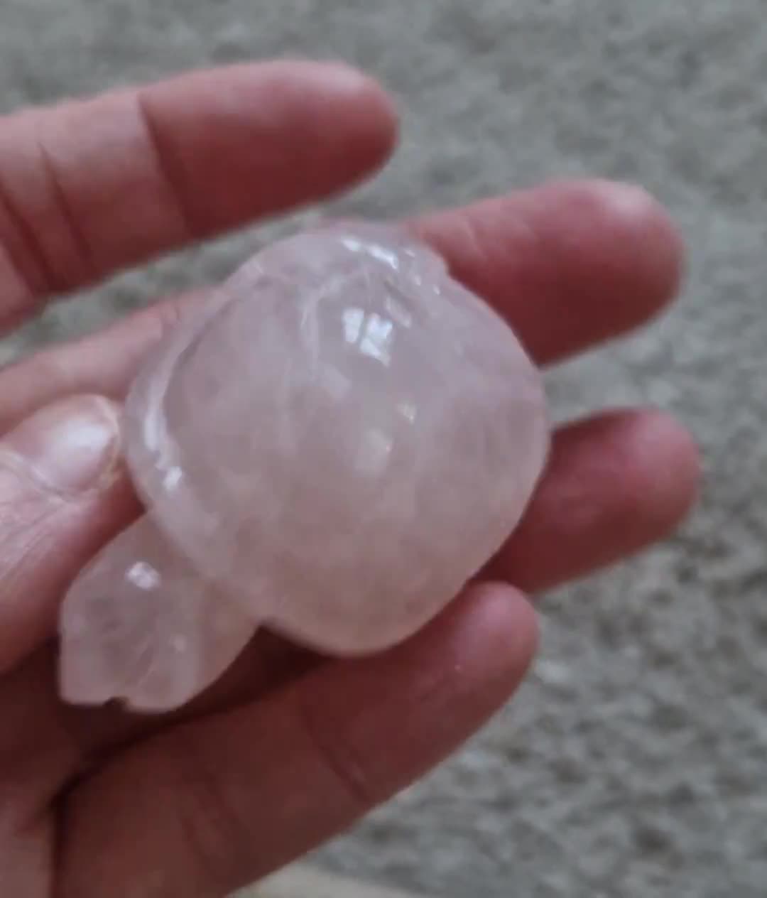 Nupuyai Tortue Figurine Pierre De Poche Sculpté Porte-Bonheur Pour La Chance Et Richesse, Pierre Semi-Précieuse Cristal Tortue Feng Shui Décoration Pour Maison Bureau, Opalite