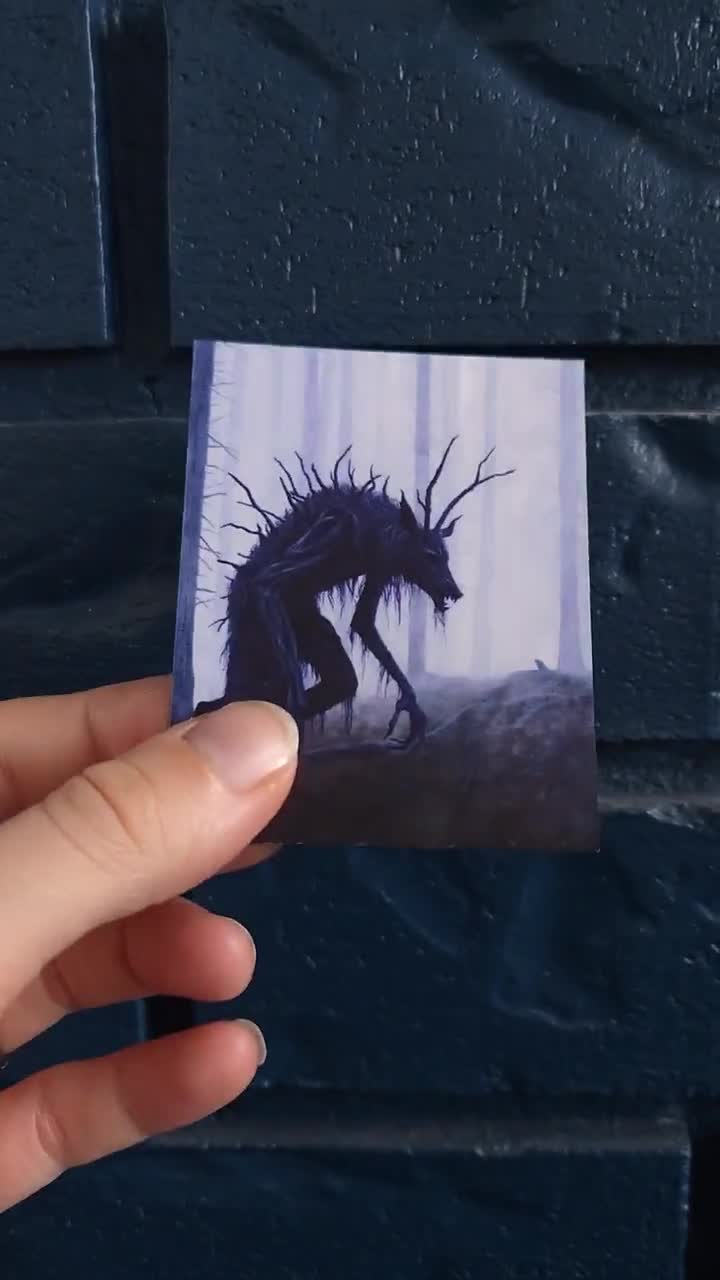 Imán del Hombre Lobo: Arte Críptido Espeluznante video poster