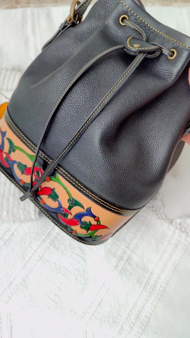 Damen Beuteltasche Mit Kordelzug - Ethno Style Umhängetasche Für Alltag & Reisen