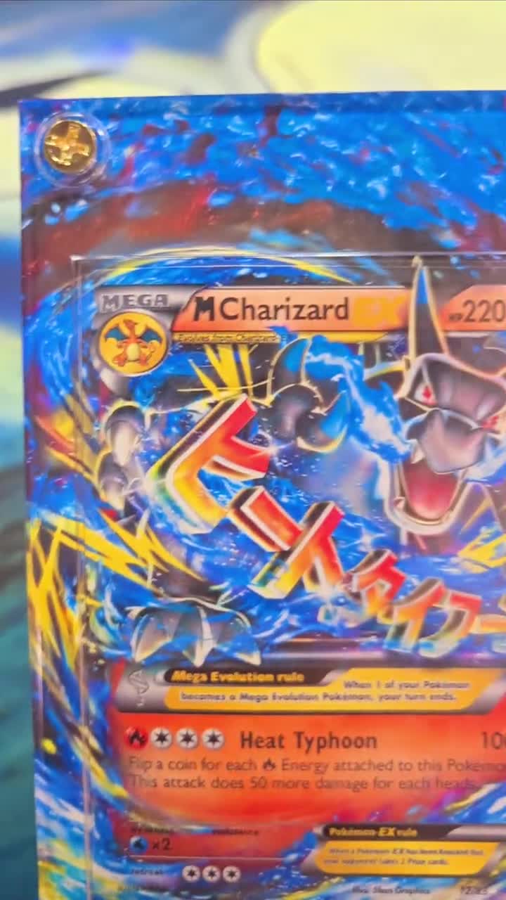 Pokemon M Charizard EX 12/83 Generations XY Custom Display Case