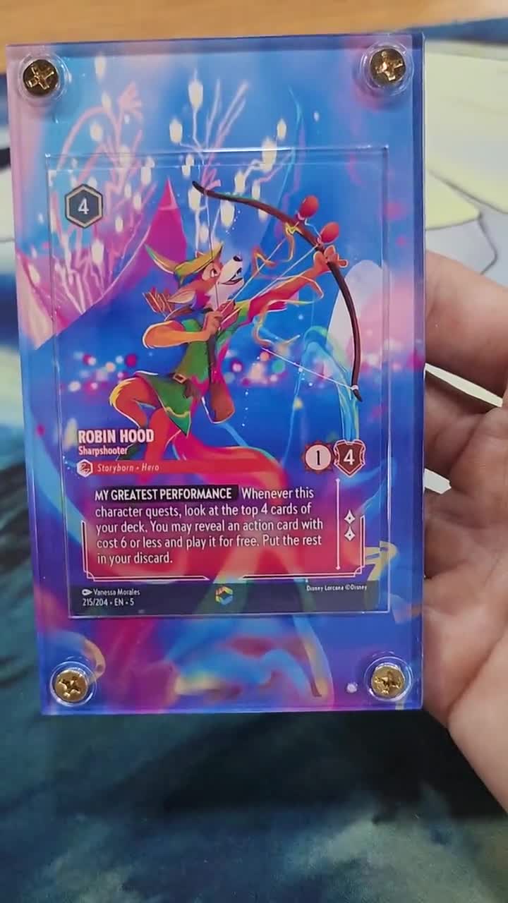 Disney Lorcana Shimmering Skies Robin Hood Sharpshooter 215/204