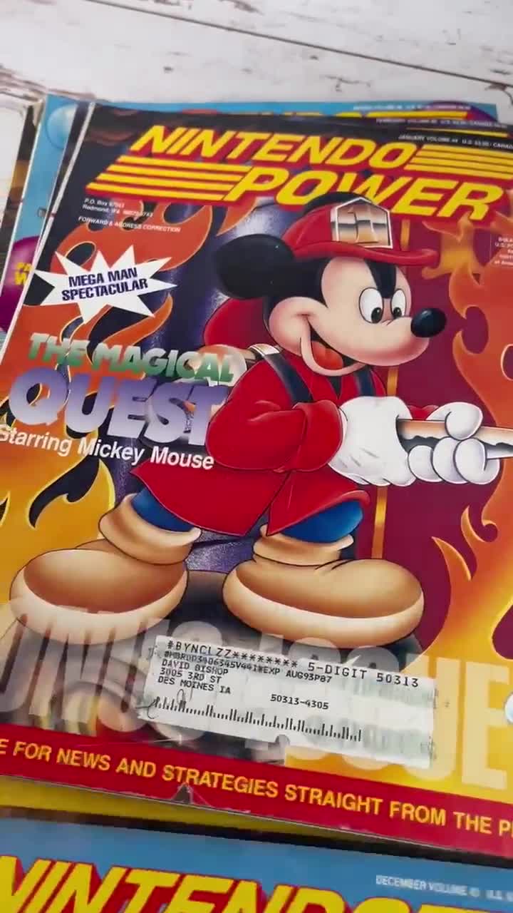 Nintendo Power Magazines Volume 40,42,43,44,45,45,47,48,49