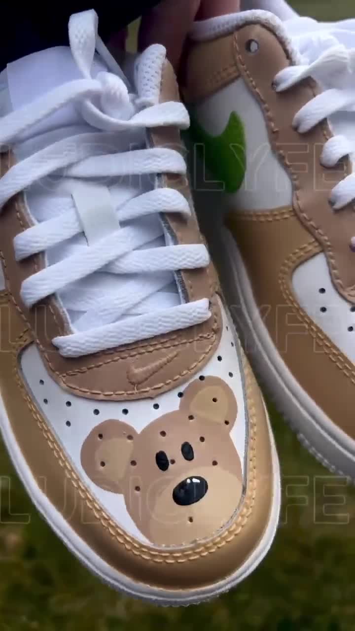 Bear design airforces baby/kids on sale