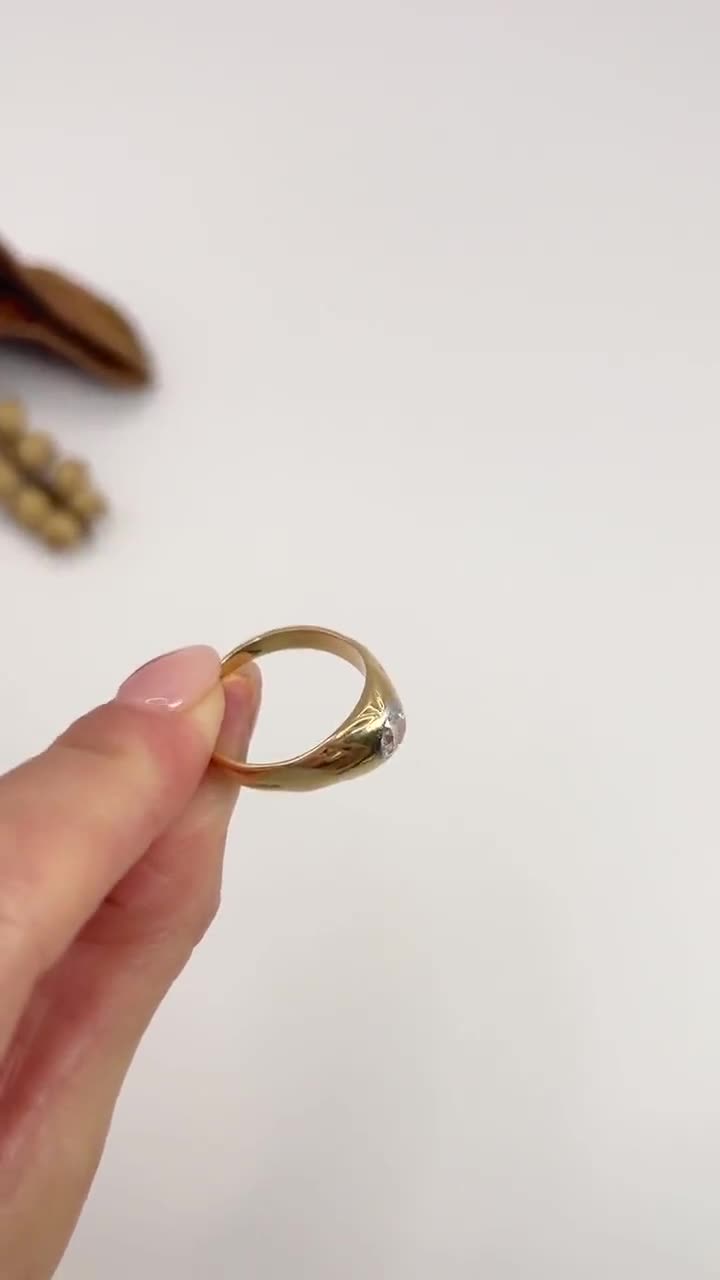 アンティーク 18 カラット イエロー ゴールド 1920 年代 フランス