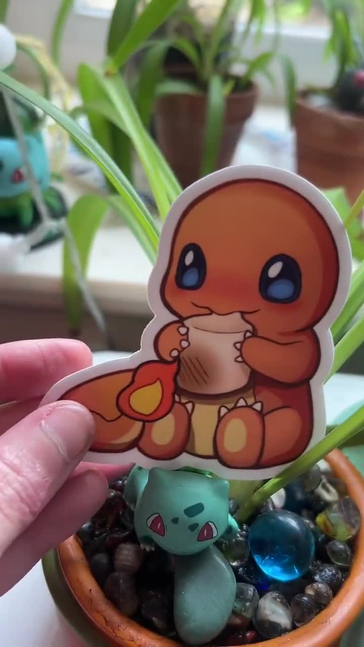 Pugno di fuoco Charmander adesivo in vinile Pokemon One Piece -  Italia