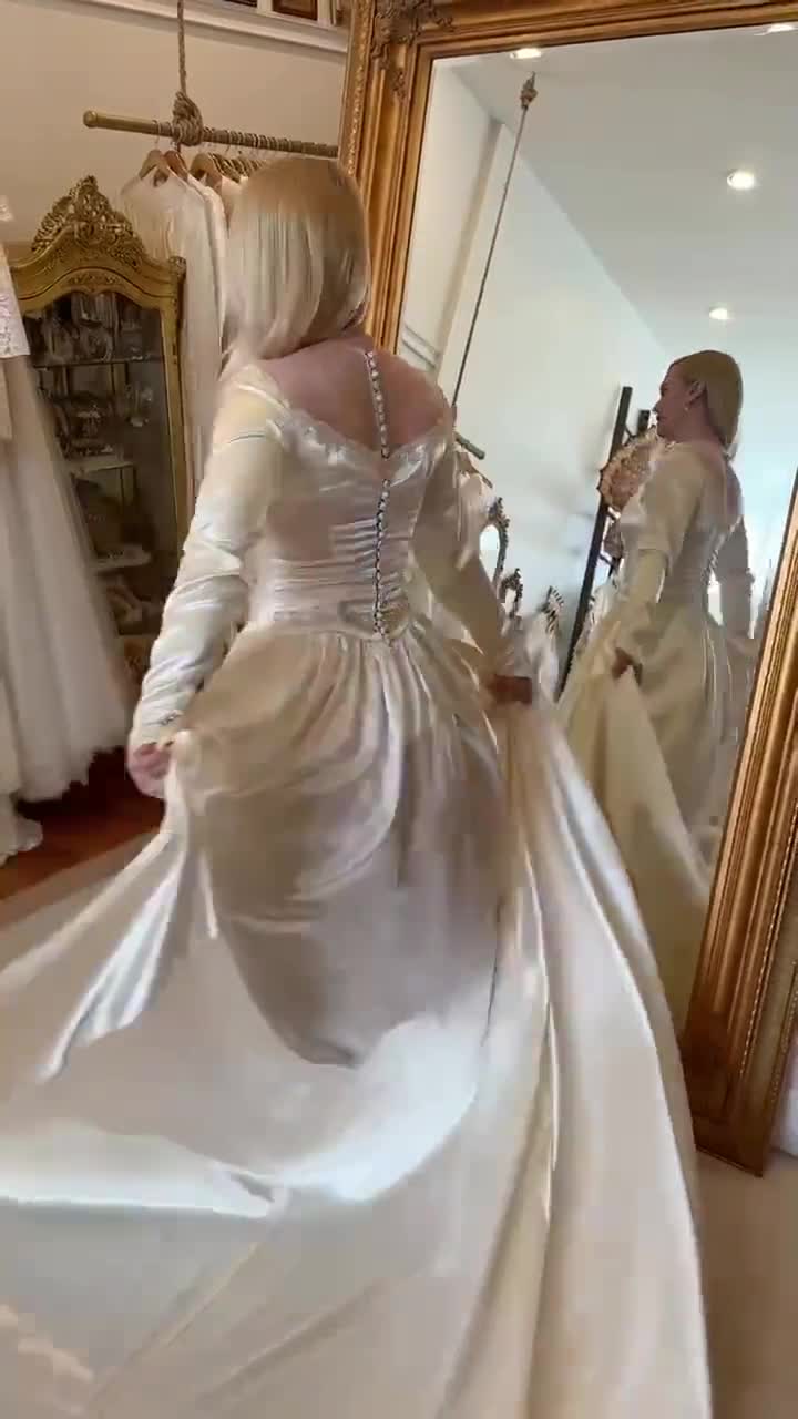 h&m satin wedding dress The New H&M Wedding Dress Collection Is Absolutely Dreamy