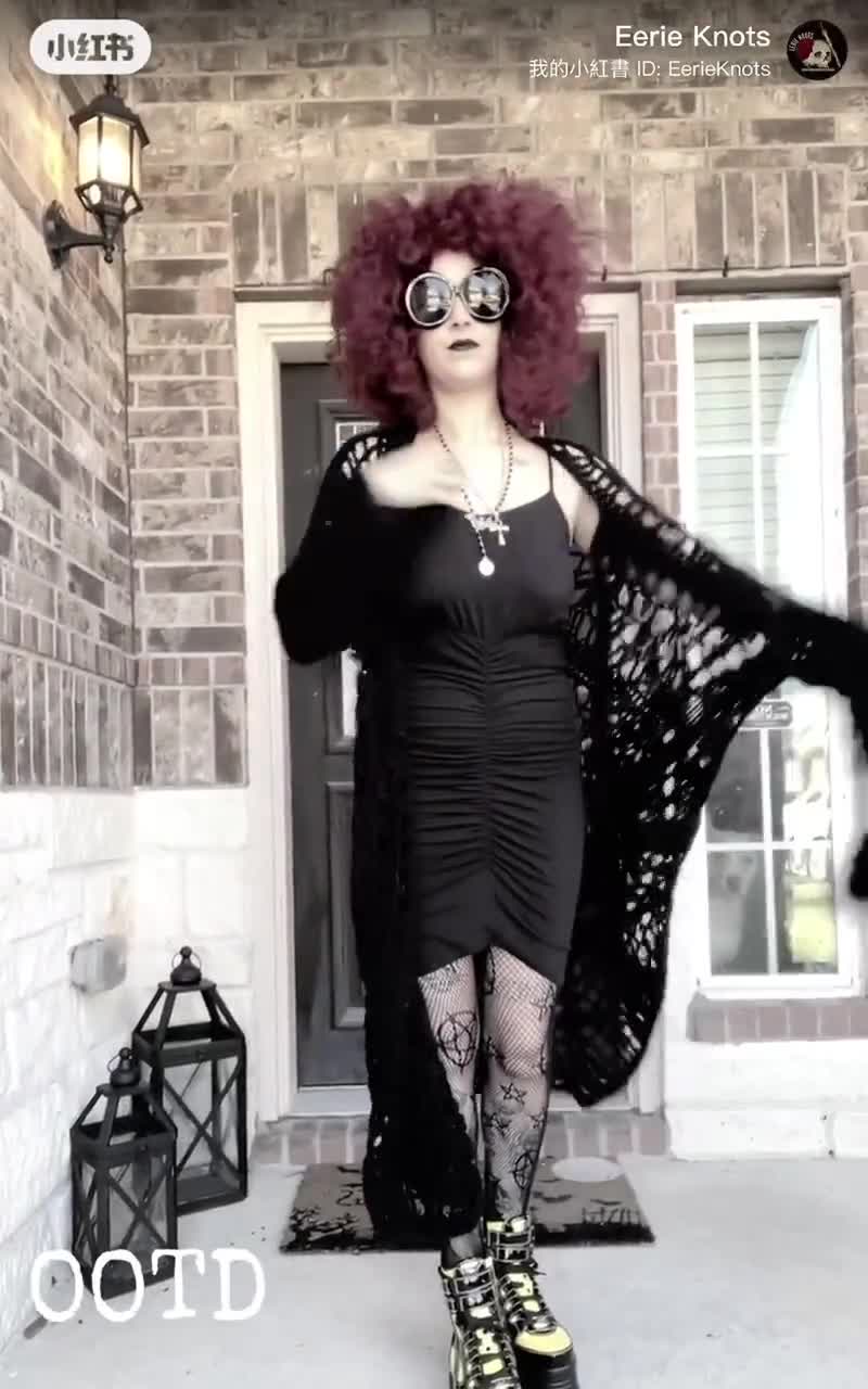 The Graveyard Duster Crochet, Goth Crochet, Goth Fashion PDF