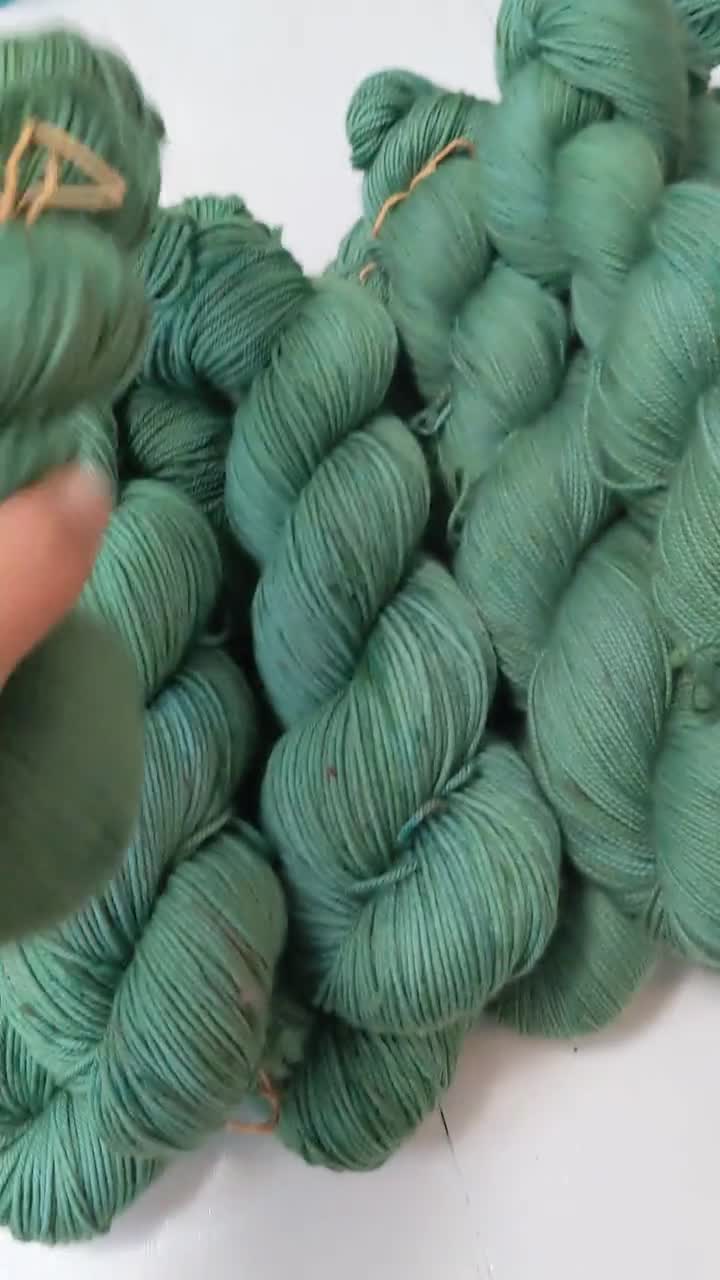 MATCHA LATTE (DISCONTINUED) // Hand Dyed Yarn // Tonal Yarn