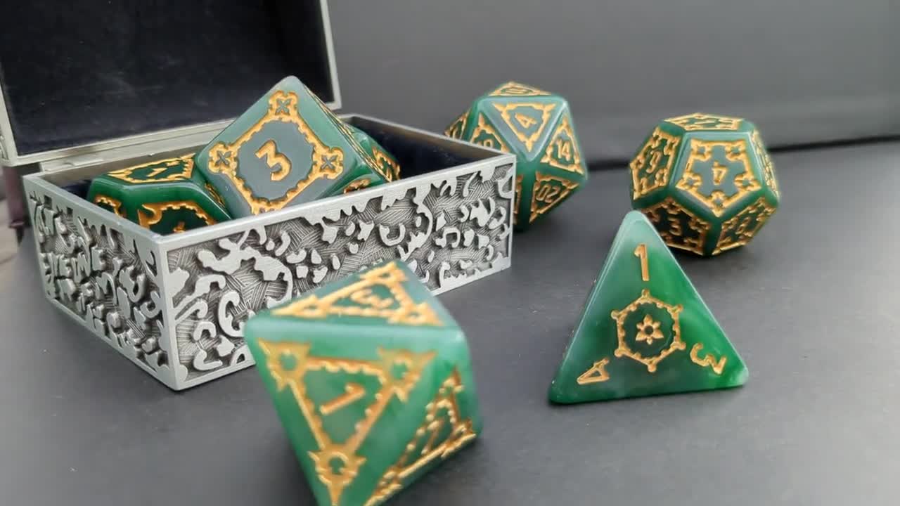 Jade Temple Giant Dice Set 