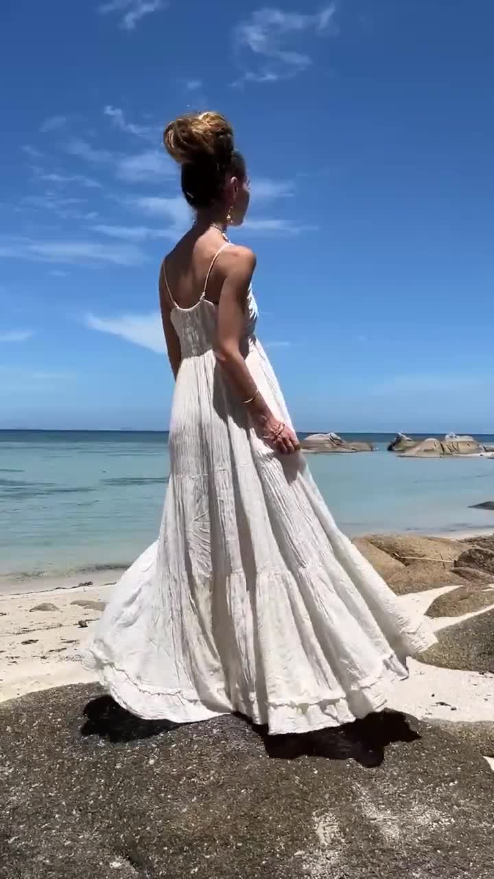 cotton gauze wedding dress 2451 Wedding Dress - Wedding Atelier NYC