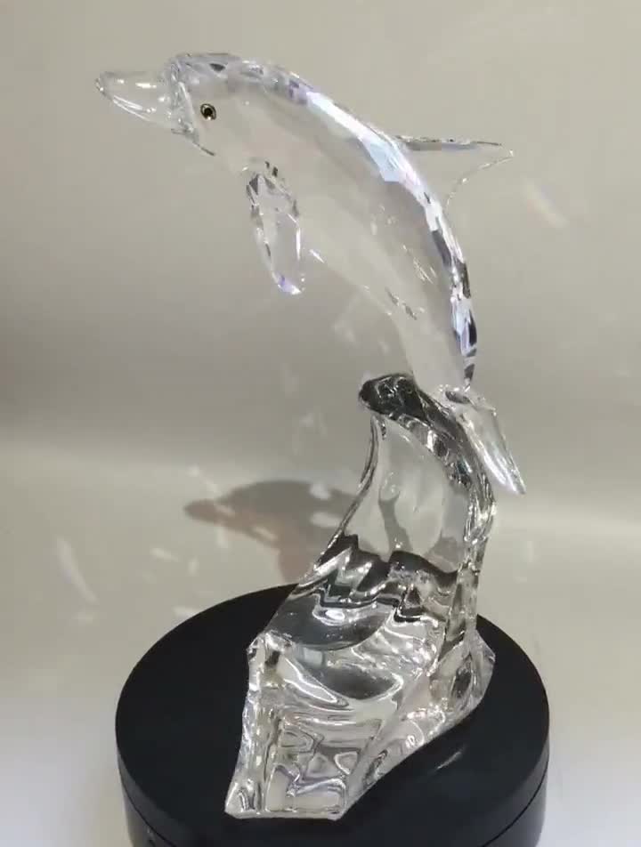 CASED Large Swarovski Crystal DOLPHIN MAXI #221628 - Etsy
