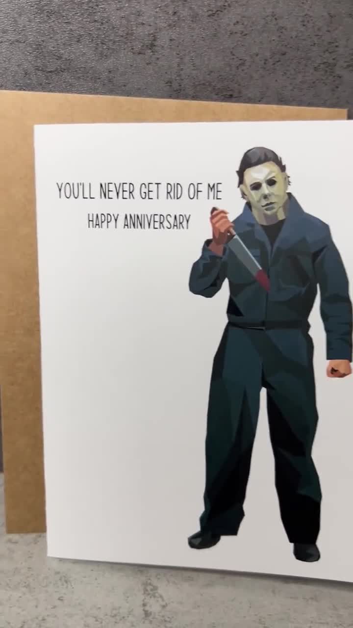 Michael Myers Birthday Card Have A Killer Birthday Horror