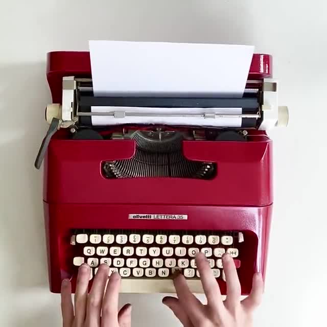 Macchina Da Scrivere Lettera 32 Di Olivetti, Anni '60 - Foto 10