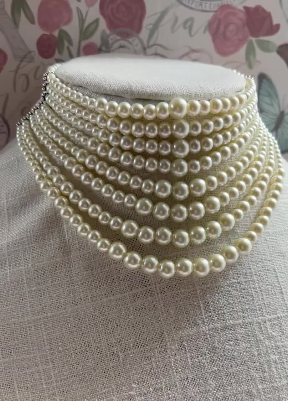 Pearl Necklace Macys Choker Necklaces Pink Pearl Necklace Macy's